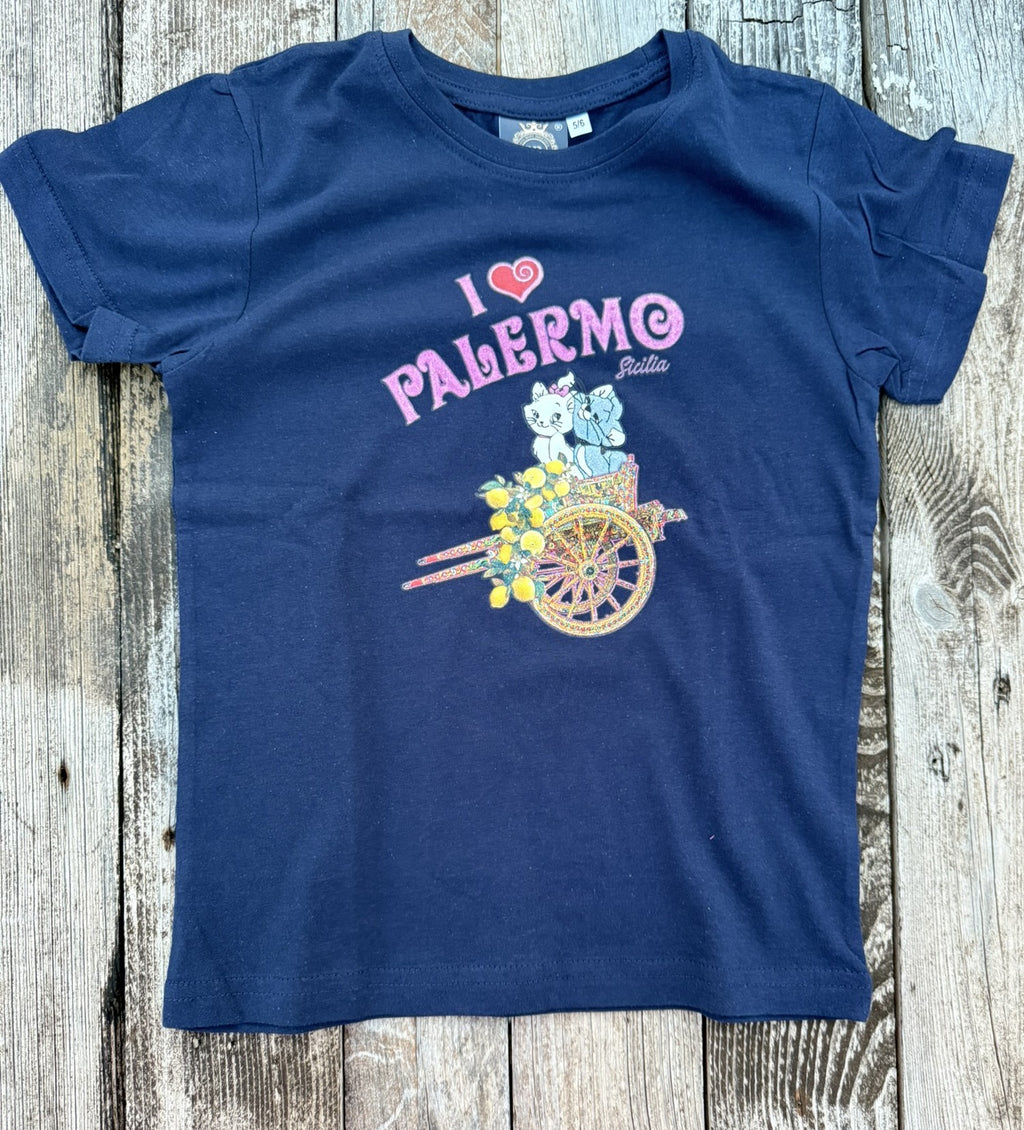 T-Shirt gattini in carretto