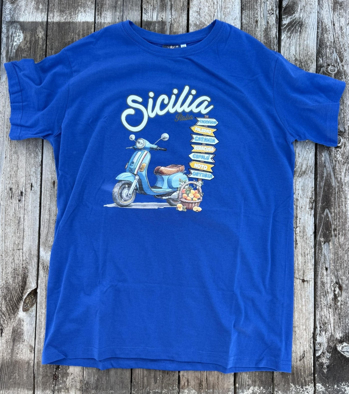 T-shirt "Sicilia in Vespa"