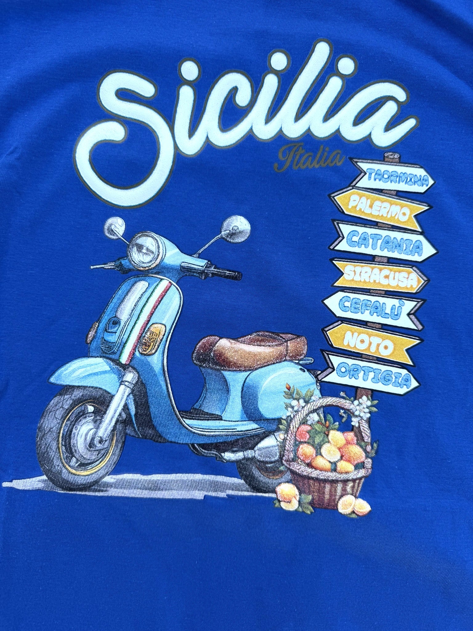 T-shirt "Sicilia in Vespa"