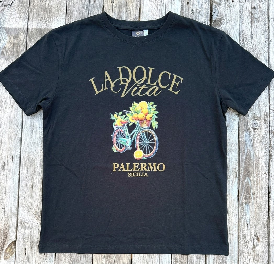 T-shirt Palermo in bici